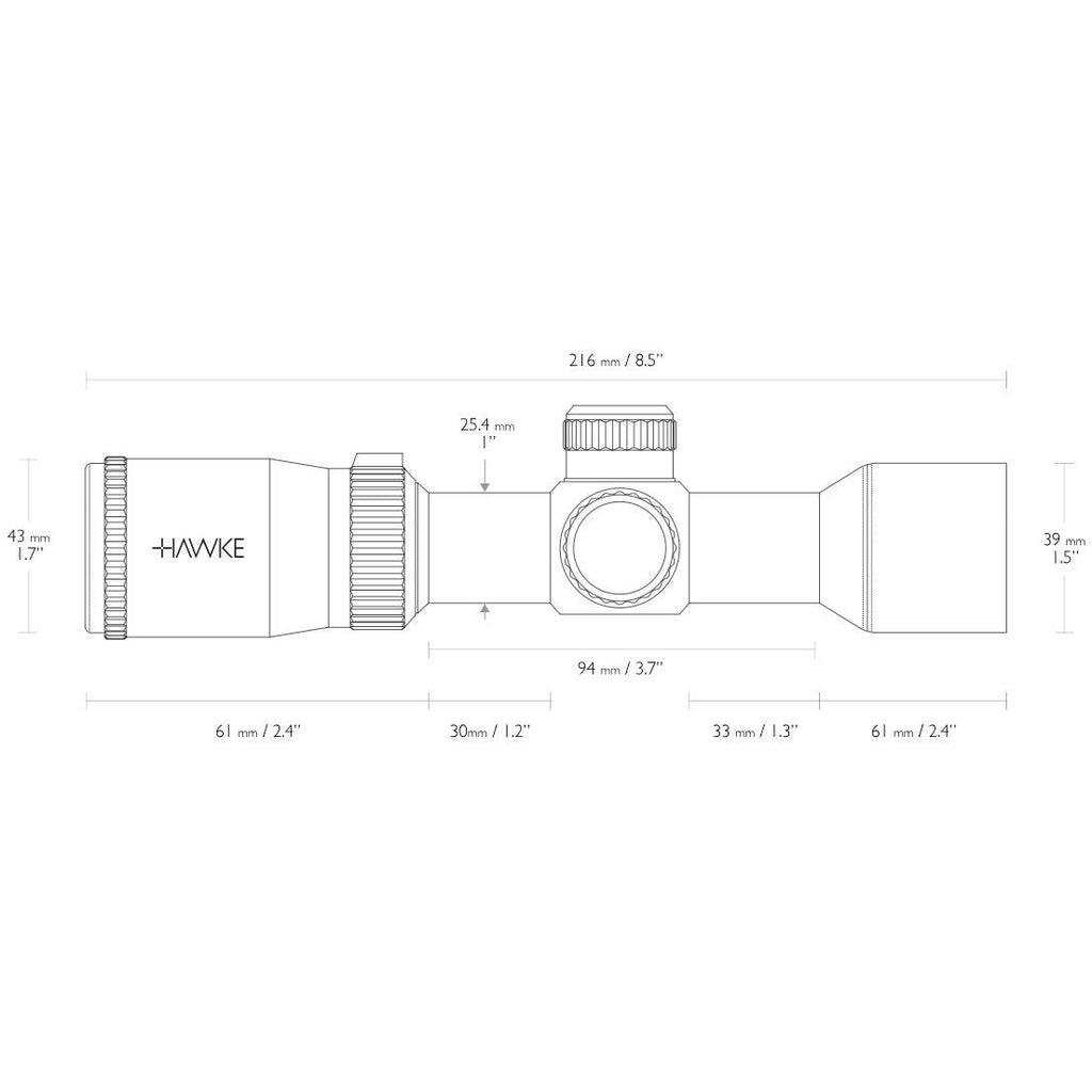 XB1 1.5-5×32 SR XB Scope